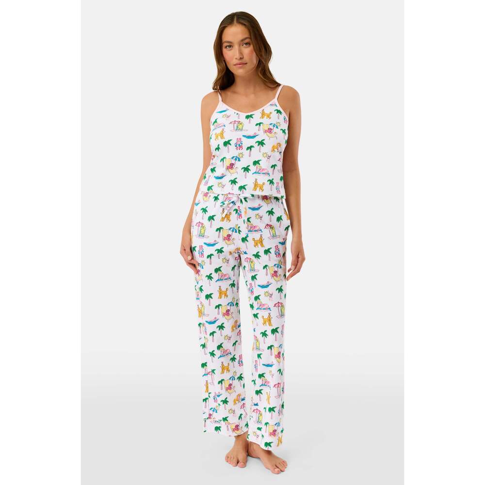 Roller Rabbit Poolside Pups Joanie Pajamas Size LPINK / L Brand new in box